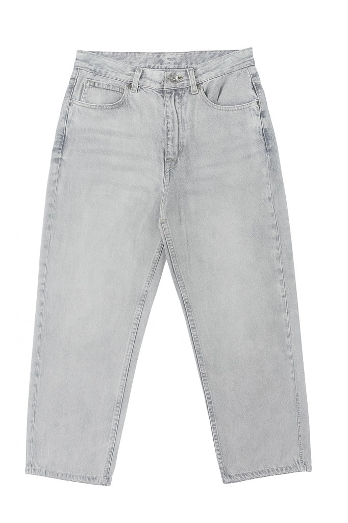 washed grey denim