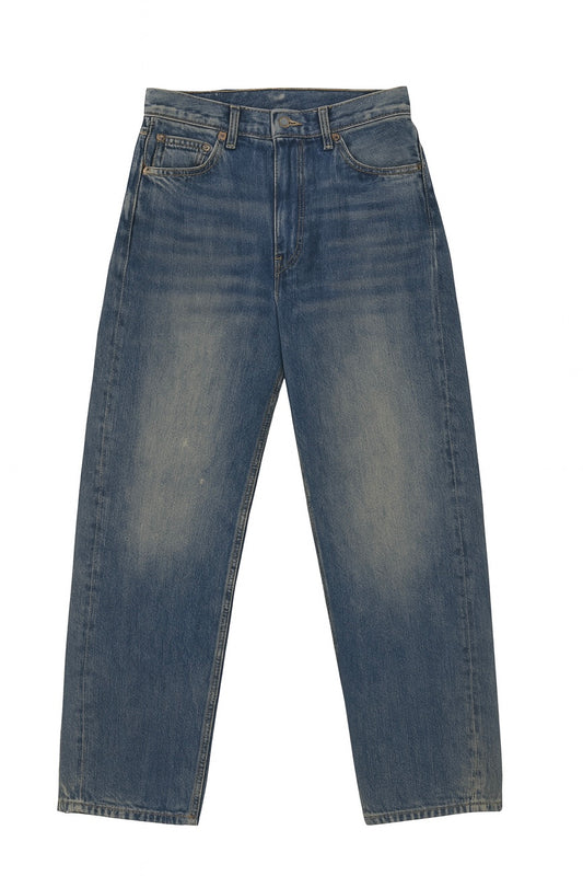 blue washed denim